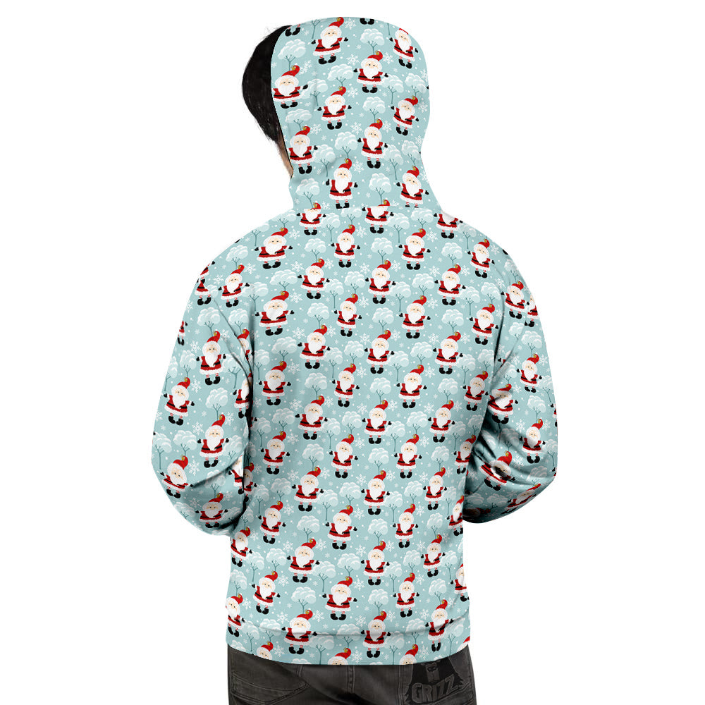 Santa Claus Cute Print Pattern Men's Hoodie-grizzshop