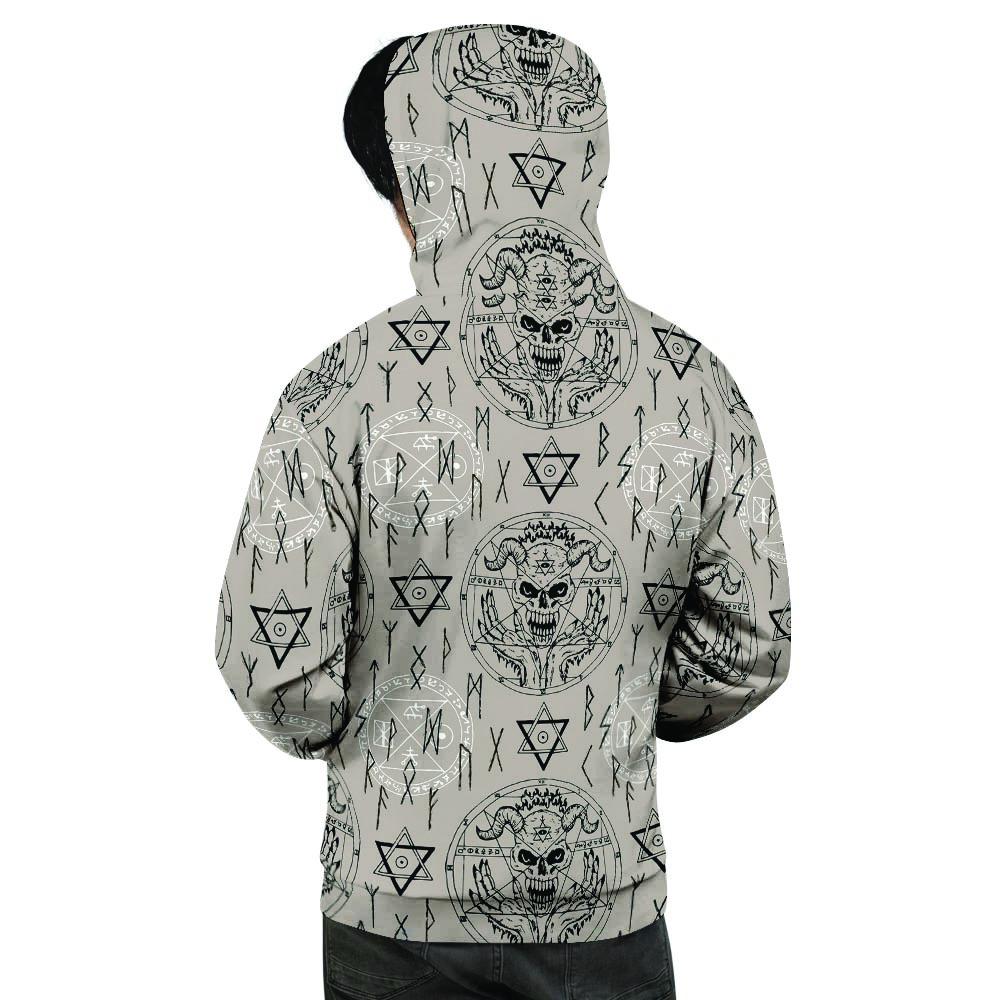 Satanic Devil Gothic Witch Men's Hoodie-grizzshop