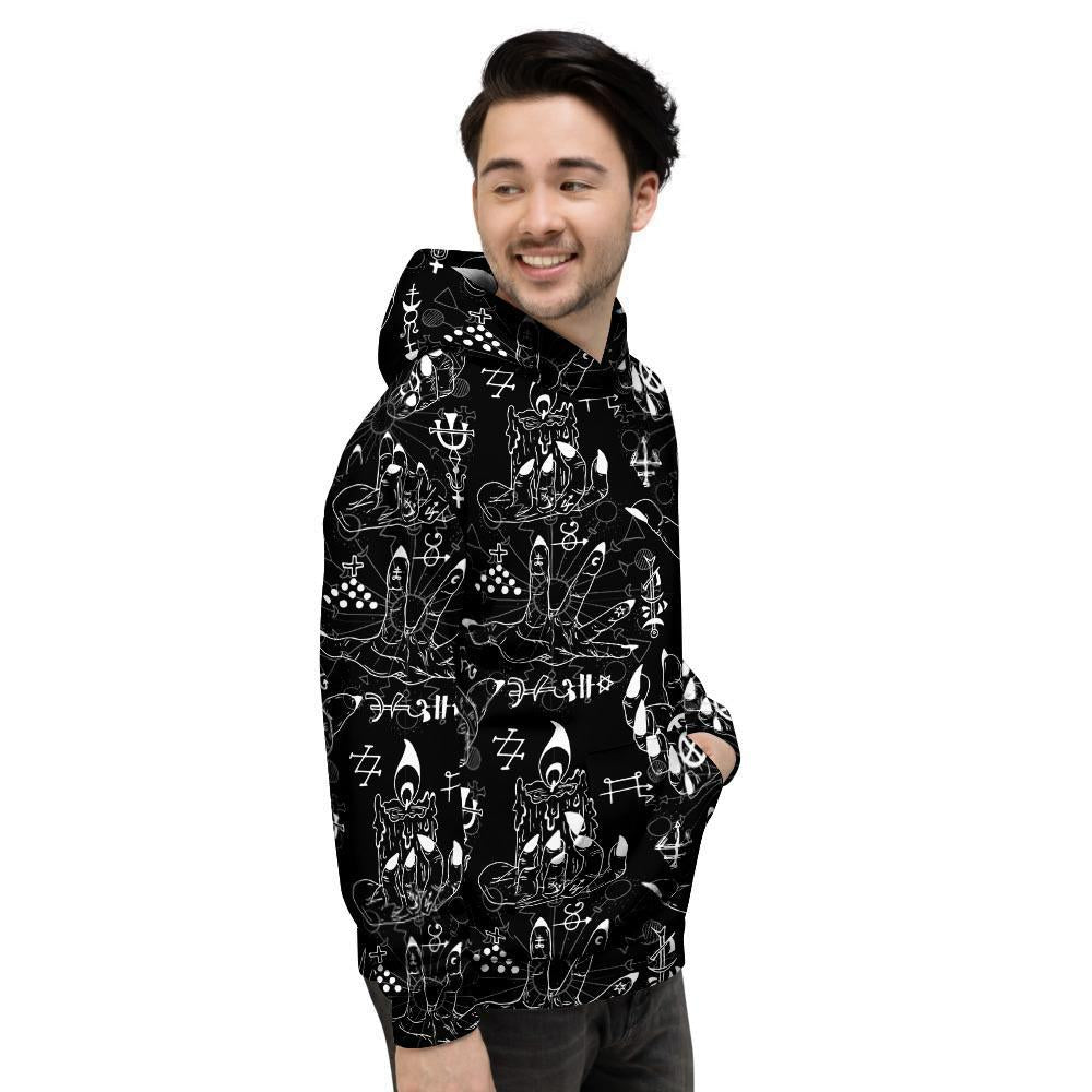 Satanic Gothic Witch Men's Hoodie-grizzshop