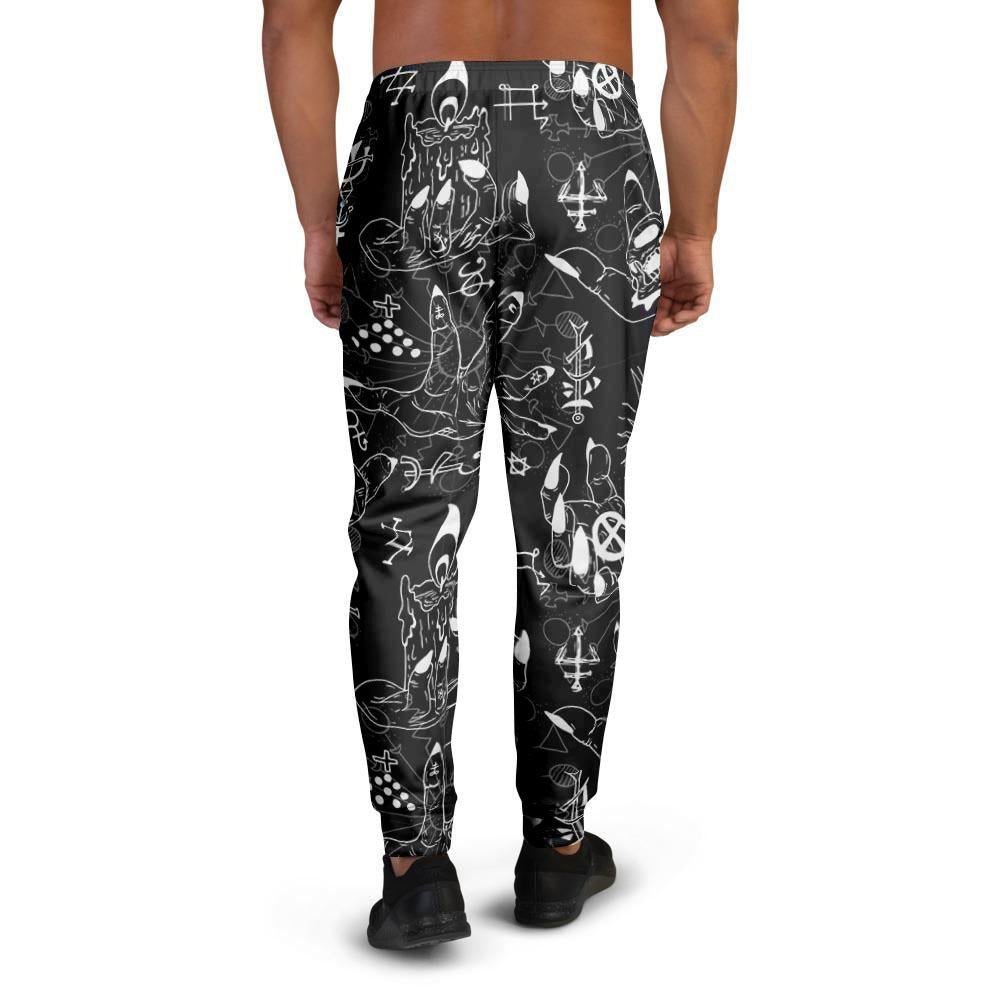 Satanic Gothic Witch Men's Joggers-grizzshop