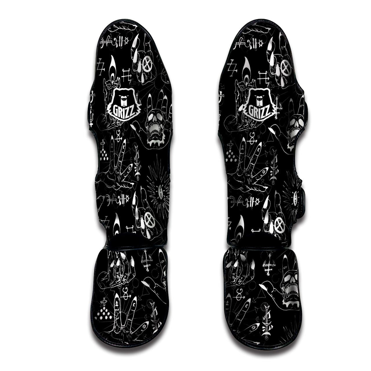 Satanic Devil Gothic Witch Muay Thai Boxing Shorts main image 1
