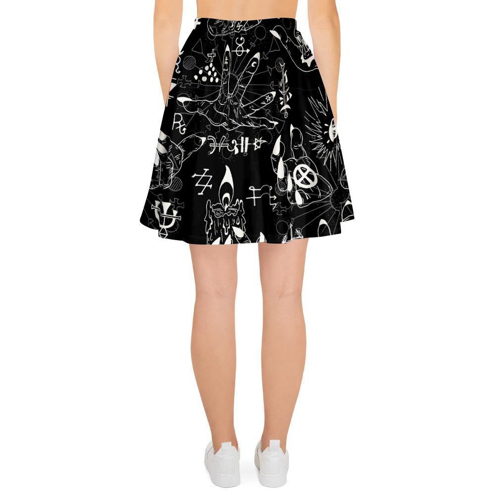 Satanic Gothic Witch Women's Skirt-grizzshop