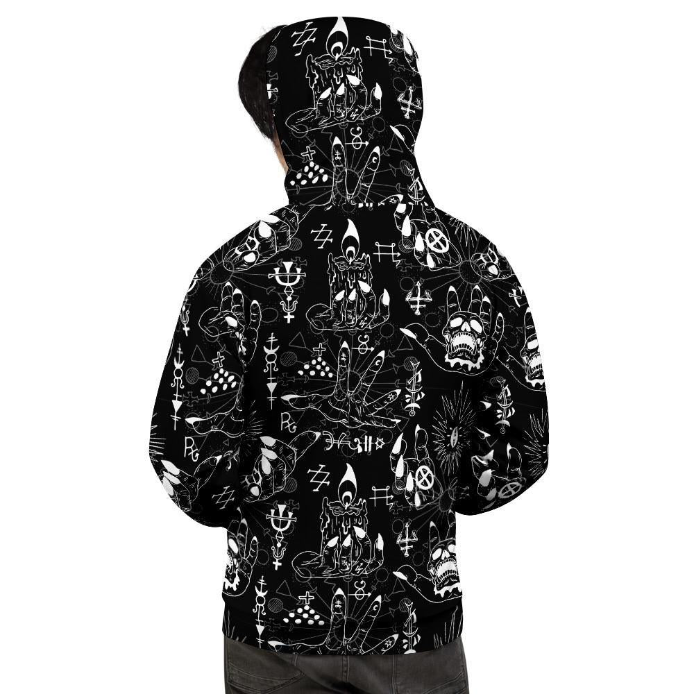 Satanic Gothic Witch Men's Hoodie-grizzshop