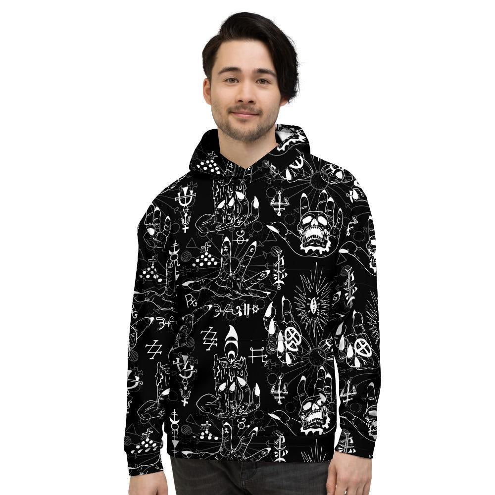 Satanic Gothic Witch Men's Hoodie-grizzshop