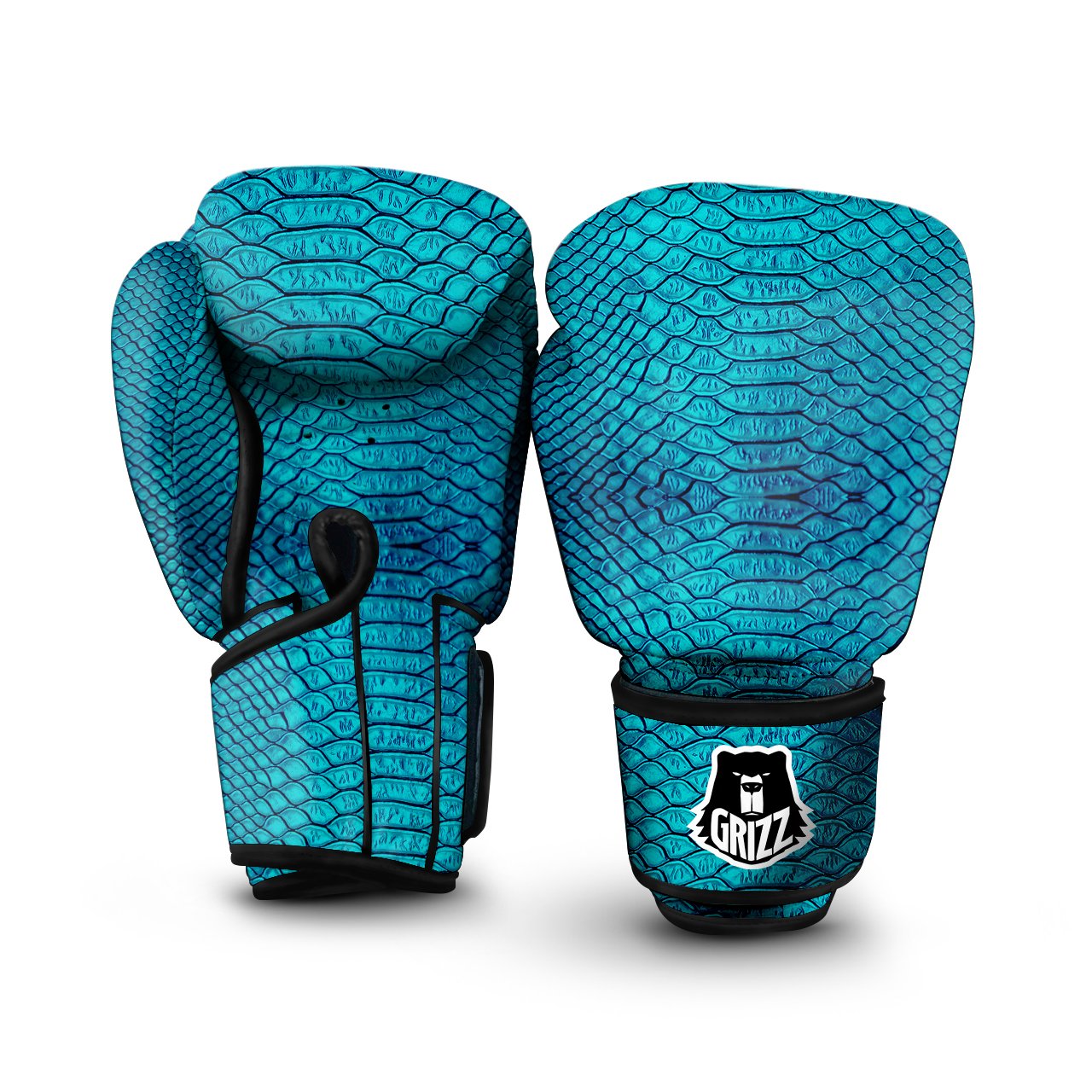 Painting Sea Turtle Print Pattern Boxing Gloves main image 1