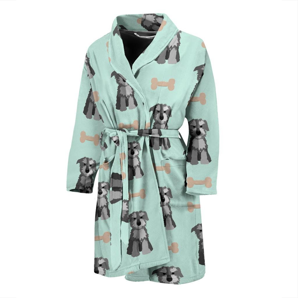 Crocodile Pattern Print Men Long Robe