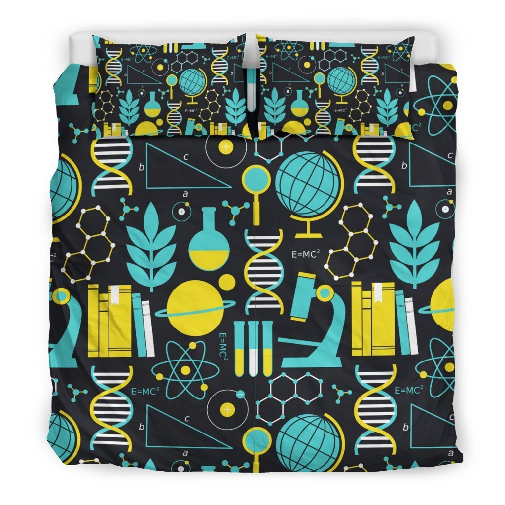 Science Chemistry Pattern Print Duvet Cover Bedding Set-grizzshop