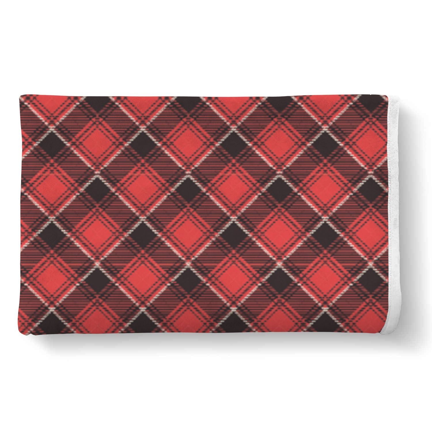 Scottish Royal Stewart Tartan Red Plaid Throw Blanket-grizzshop