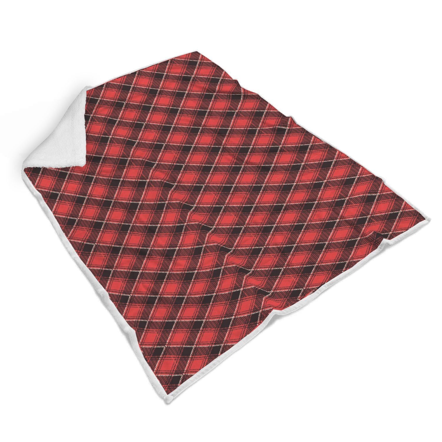 Scottish Royal Stewart Tartan Red Plaid Throw Blanket-grizzshop