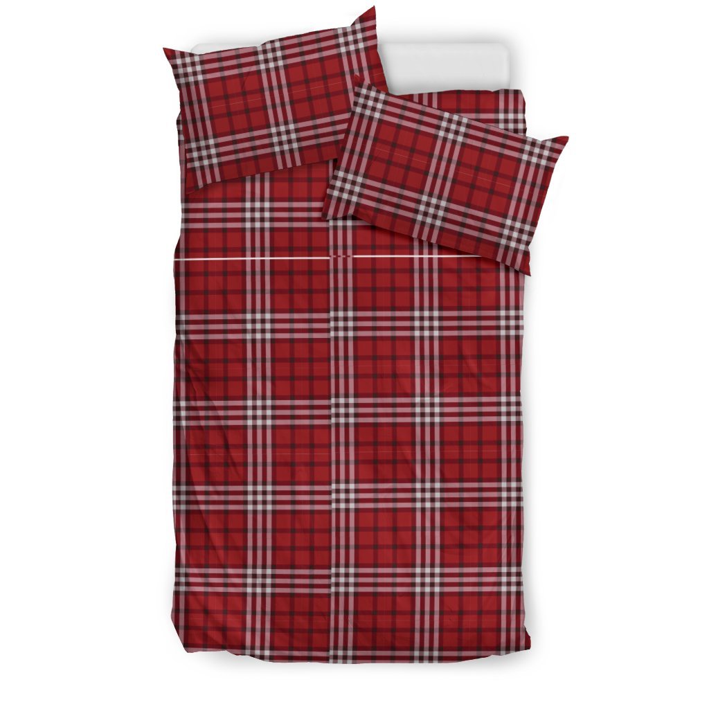 Scottish Tartan Royal Stewart Red Plaids Duvet Cover Bedding Set-grizzshop
