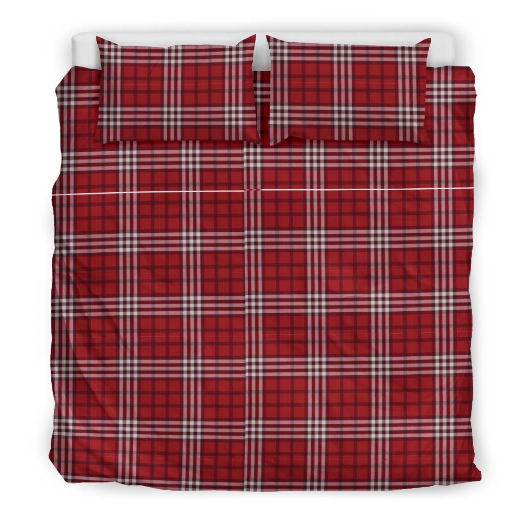 Scottish Tartan Royal Stewart Red Plaids Duvet Cover Bedding Set-grizzshop