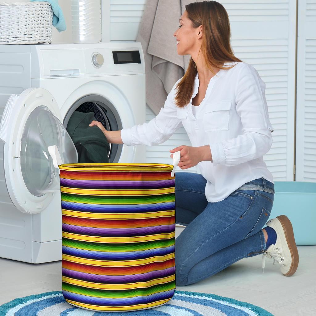 Serape Baja Laundry Basket-grizzshop