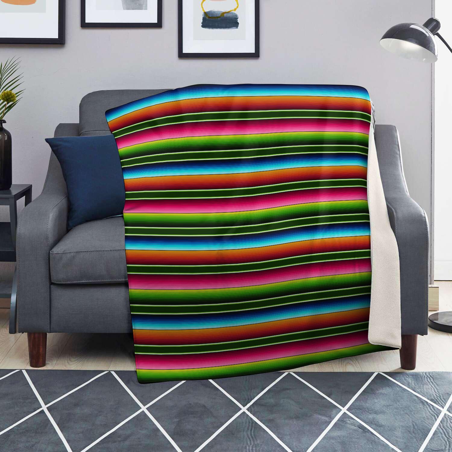Serape Baja Mexican Blanket-grizzshop