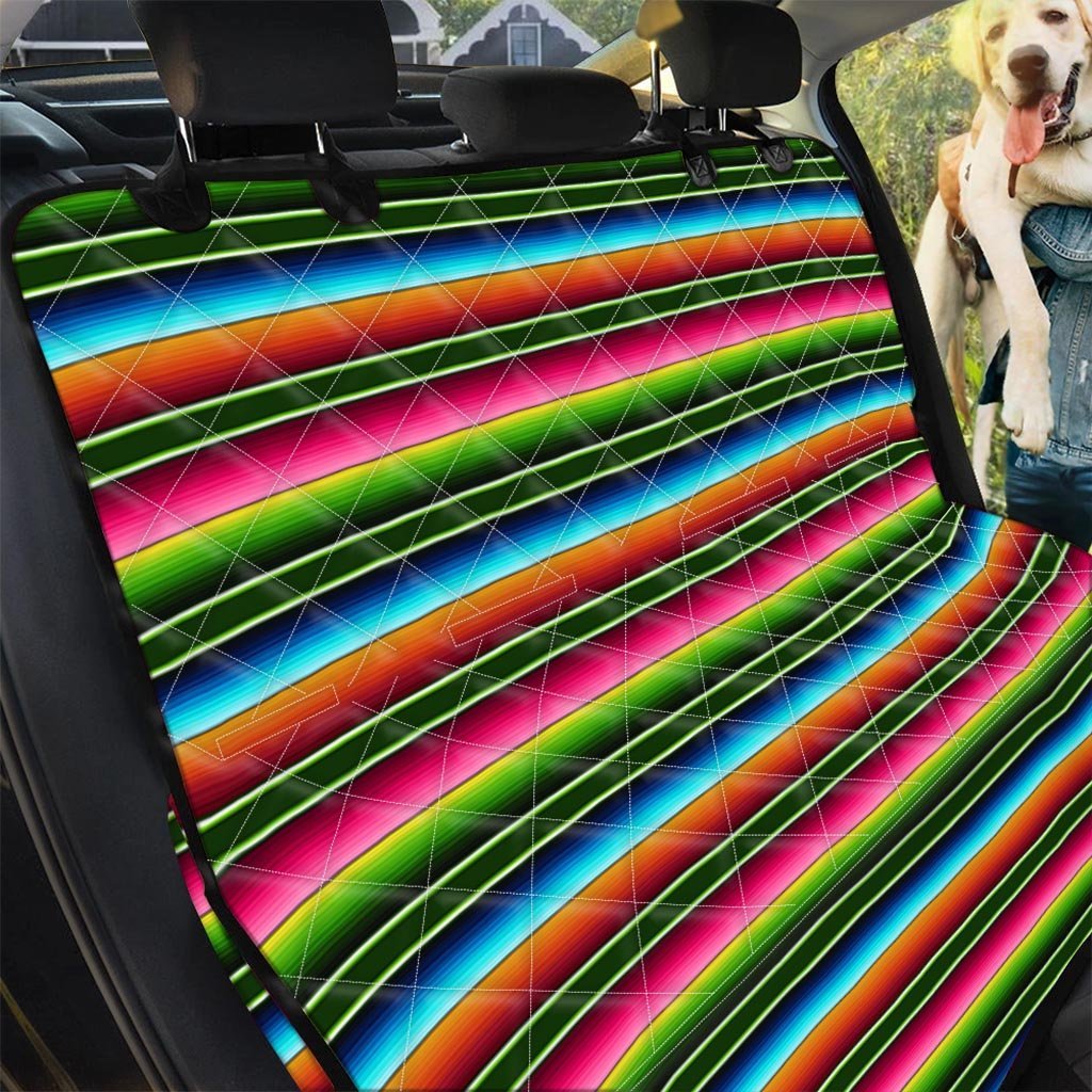 Serape Baja Mexican Pet Car Seat Cover-grizzshop
