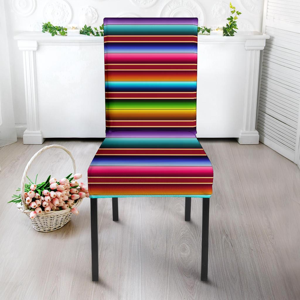 Serape Baja Print Chair Cover-grizzshop
