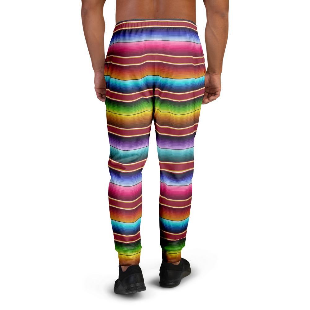 Serape Baja Print Men's Joggers-grizzshop