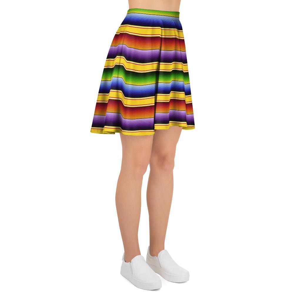 Serape Baja Women's Skirt-grizzshop