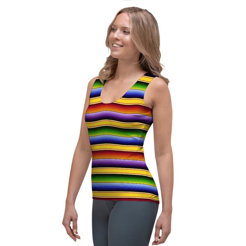 Serape Baja Women's Tank Top-grizzshop