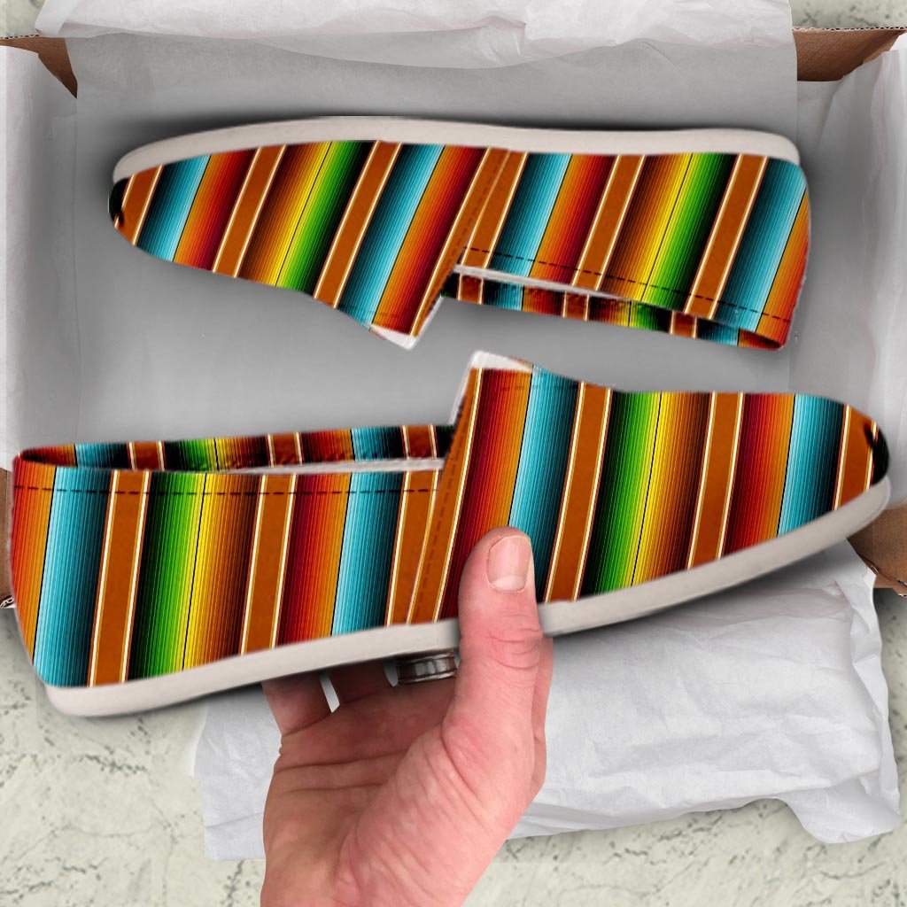 Serape Print Canvas Shoes-grizzshop