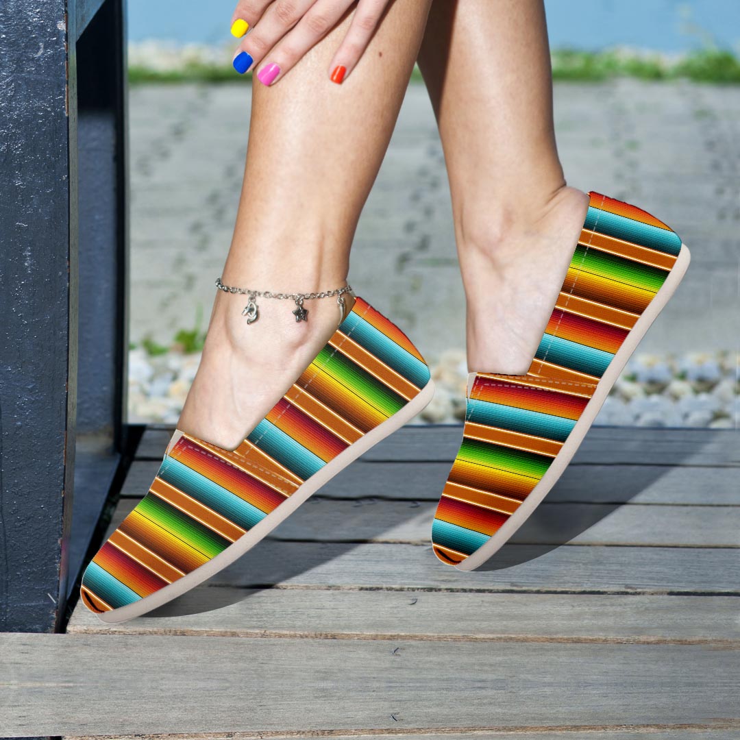 Serape Print Canvas Shoes-grizzshop