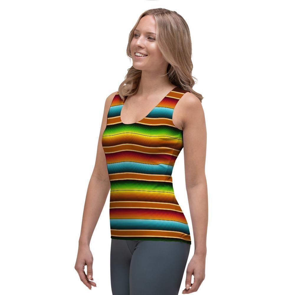 Serape Print Women's Tank Top-grizzshop
