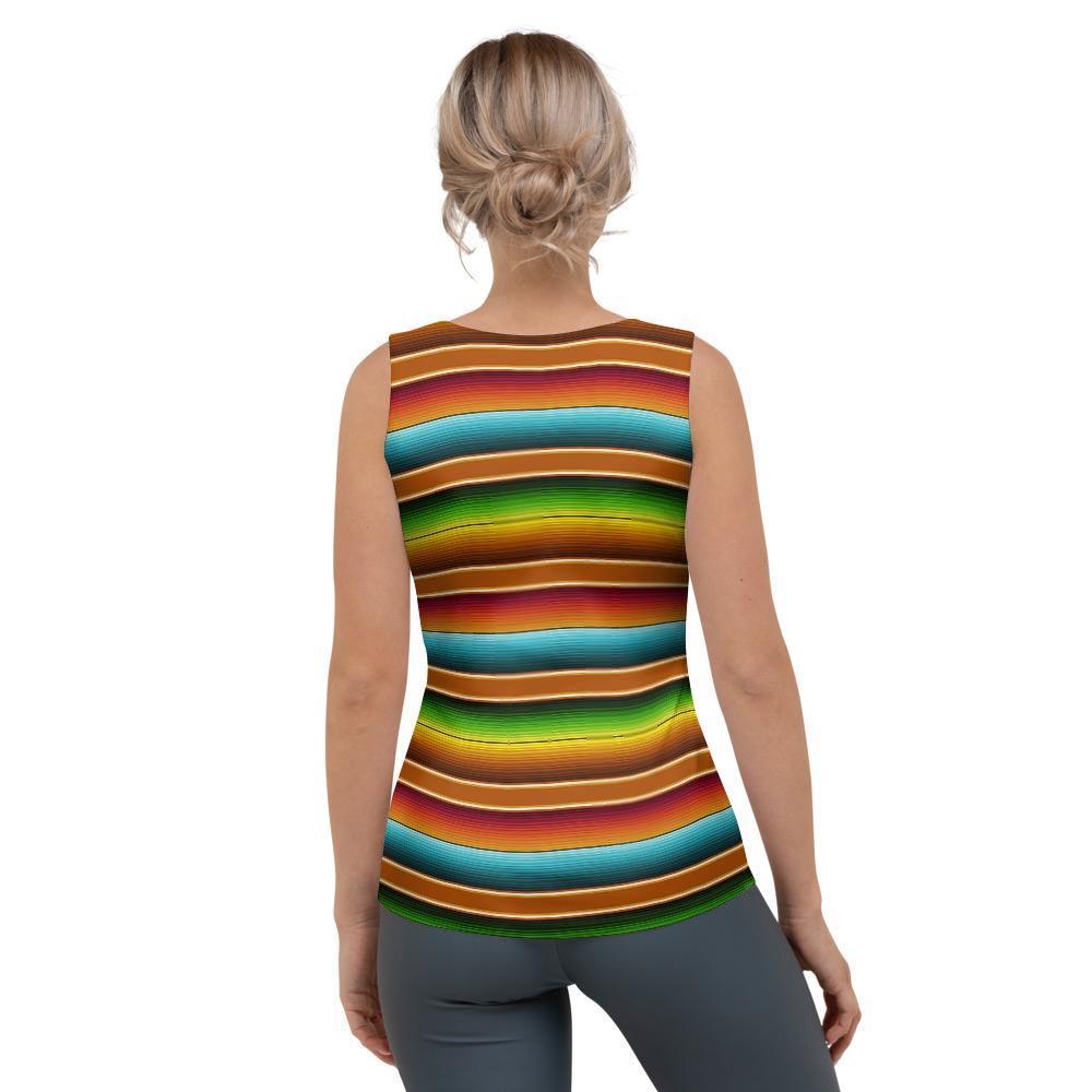 Serape Print Women's Tank Top-grizzshop