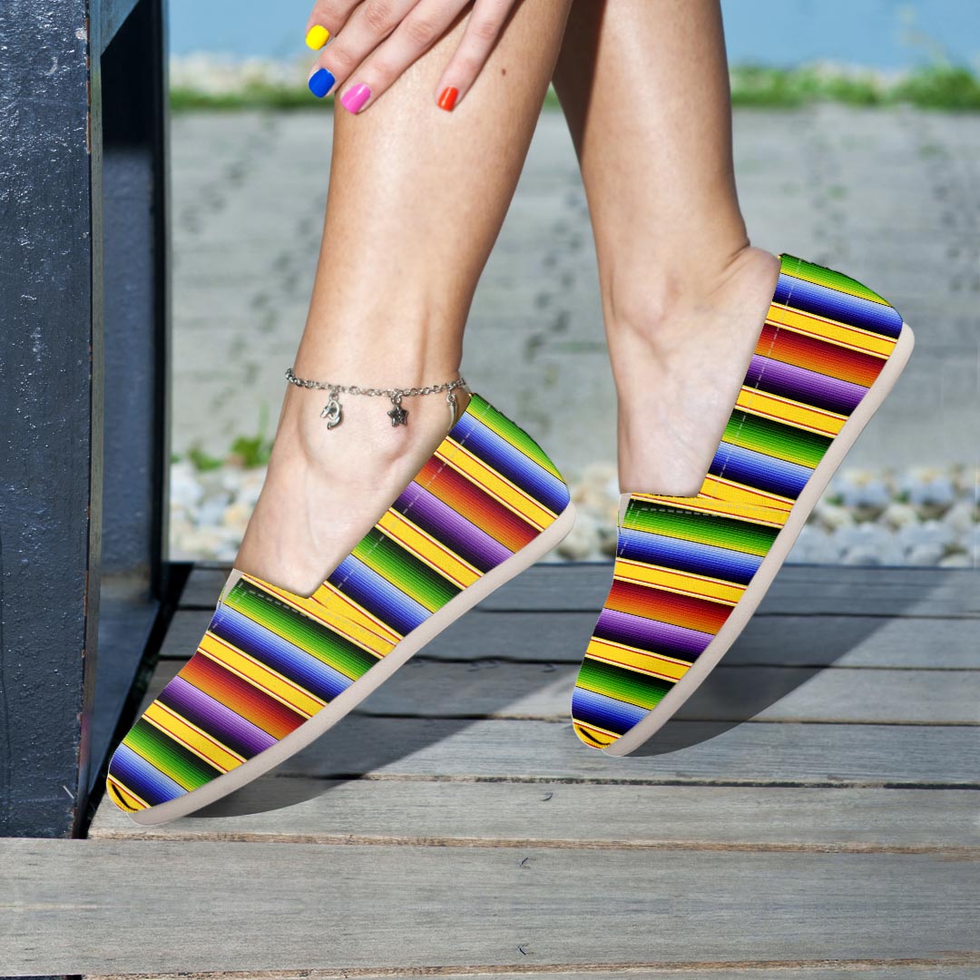 Serape Baja Canvas Shoes-grizzshop