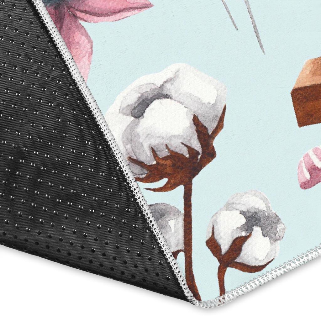 Sewing Pattern Print Floor Mat-grizzshop