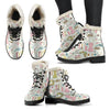 Sewing Print Pattern Comfy Winter Boots-grizzshop