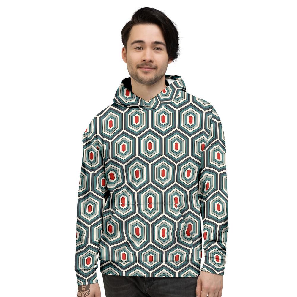 Shell Turtle Print Pattern Men's Hoodie-grizzshop