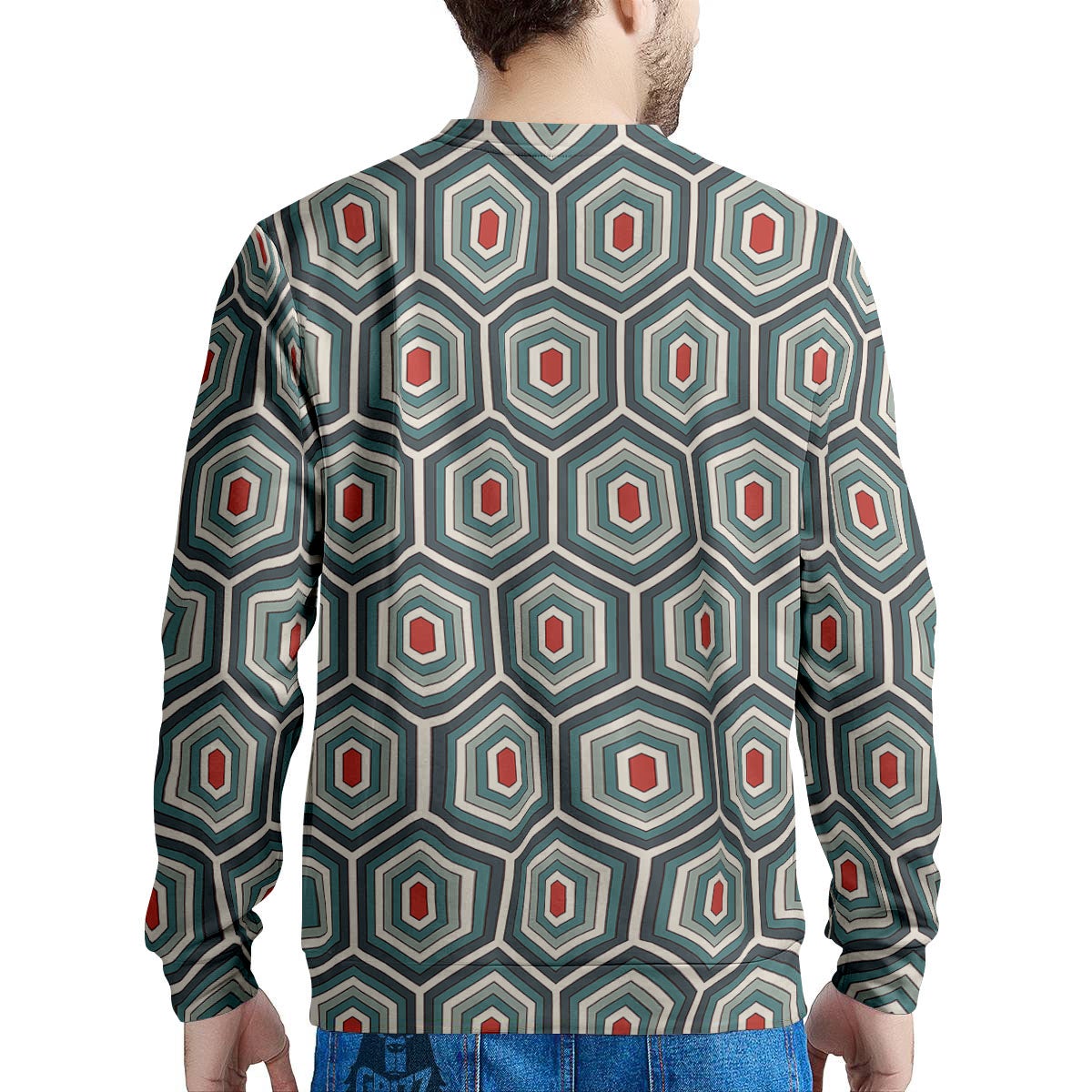 Shell Turtle Print Pattern Men's Sweatshirt-grizzshop