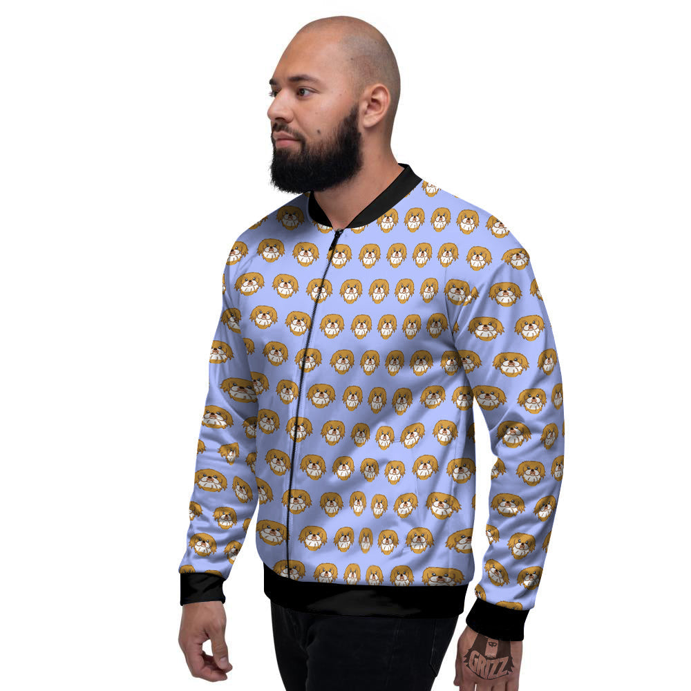 Shih Tzu Cute Print Pattern Men's Bomber Jacket-grizzshop