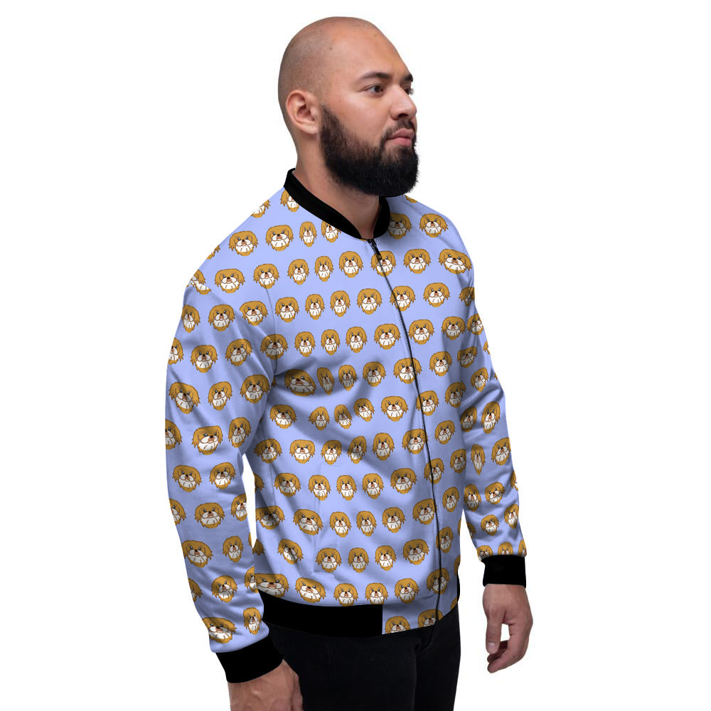 Shih Tzu Cute Print Pattern Men's Bomber Jacket-grizzshop