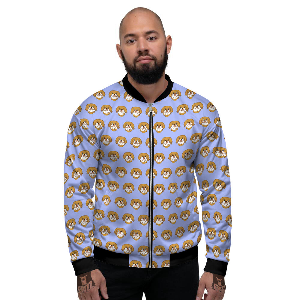 Shih Tzu Cute Print Pattern Men's Bomber Jacket-grizzshop