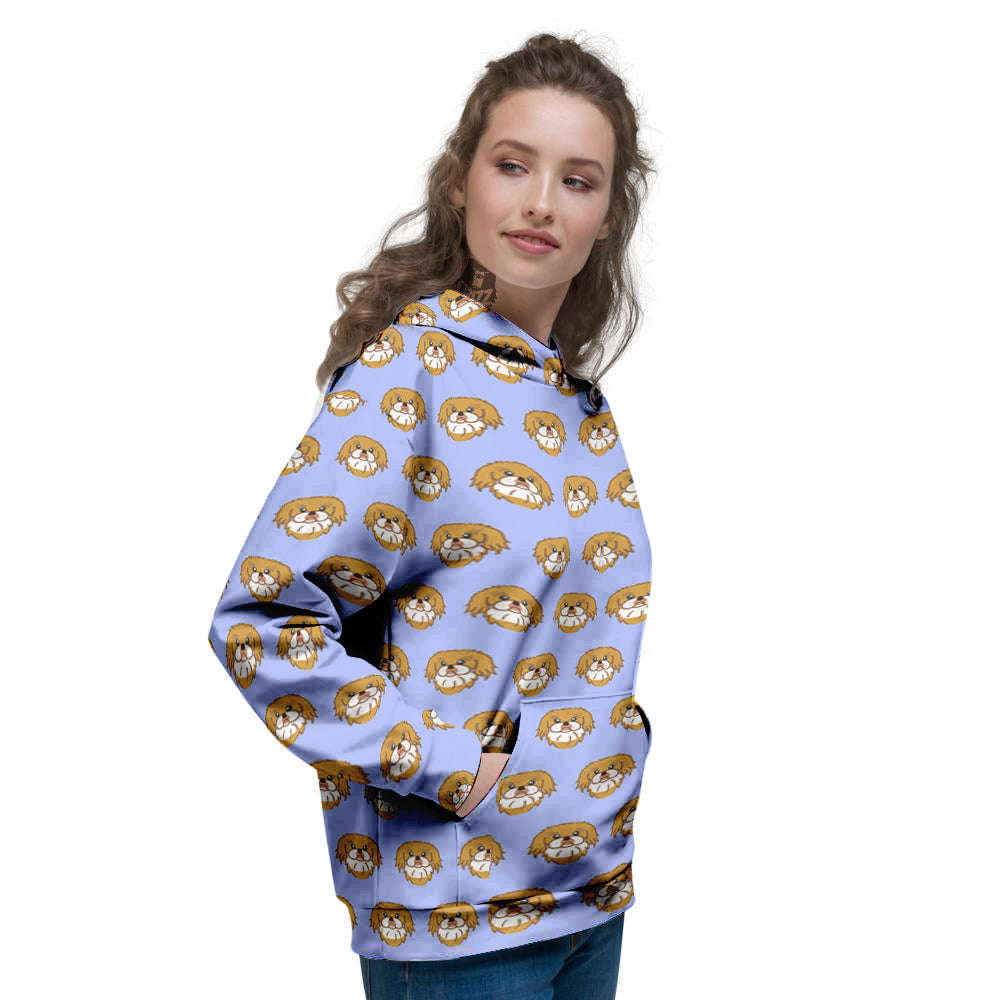 Shih Tzu Cute Print Pattern Women's Hoodie-grizzshop