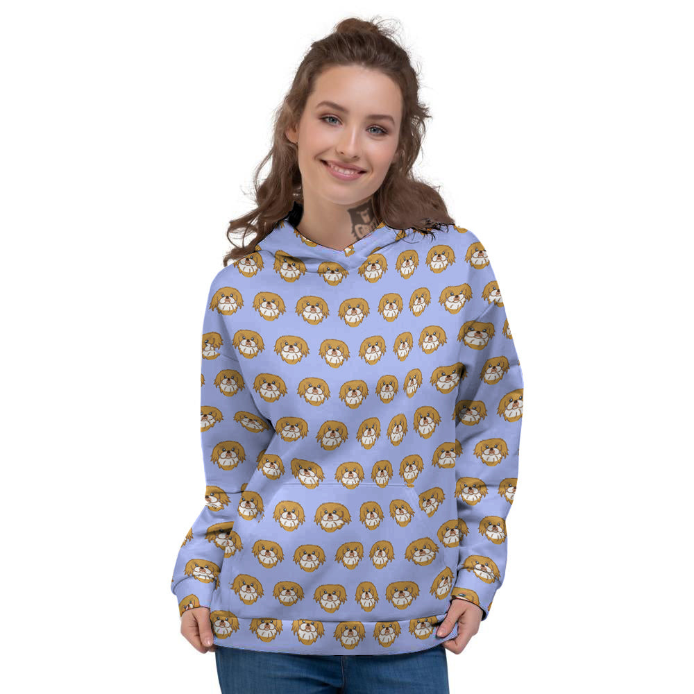 Shih Tzu Cute Print Pattern Women's Hoodie-grizzshop