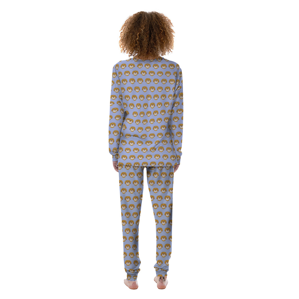 Shih Tzu Cute Print Pattern Women's Pajamas-grizzshop