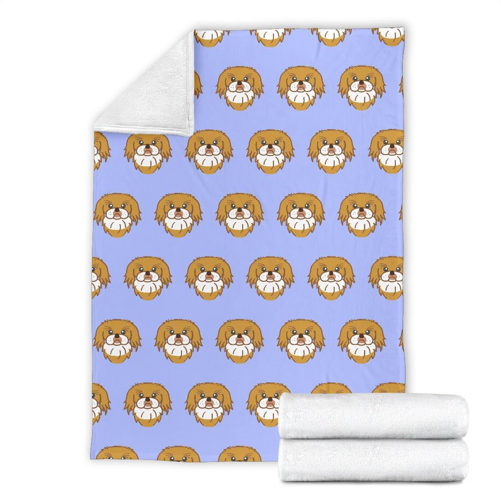 Shih Tzu Dog Print Pattern Blanket-grizzshop