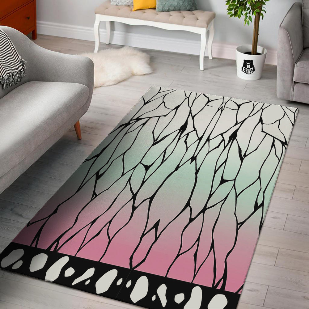 Shinobu Print Pattern Floor Mat-grizzshop
