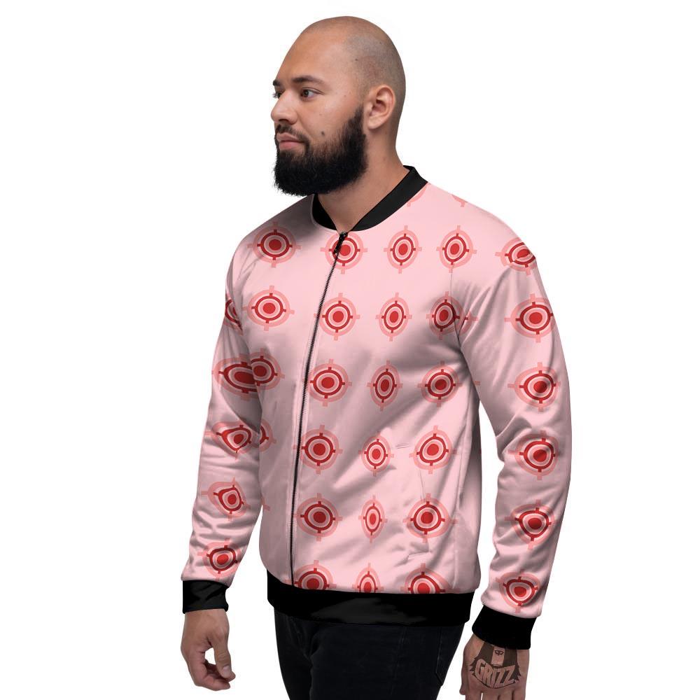 Sight Red Gun Print Pattern Men's Bomber Jacket-grizzshop