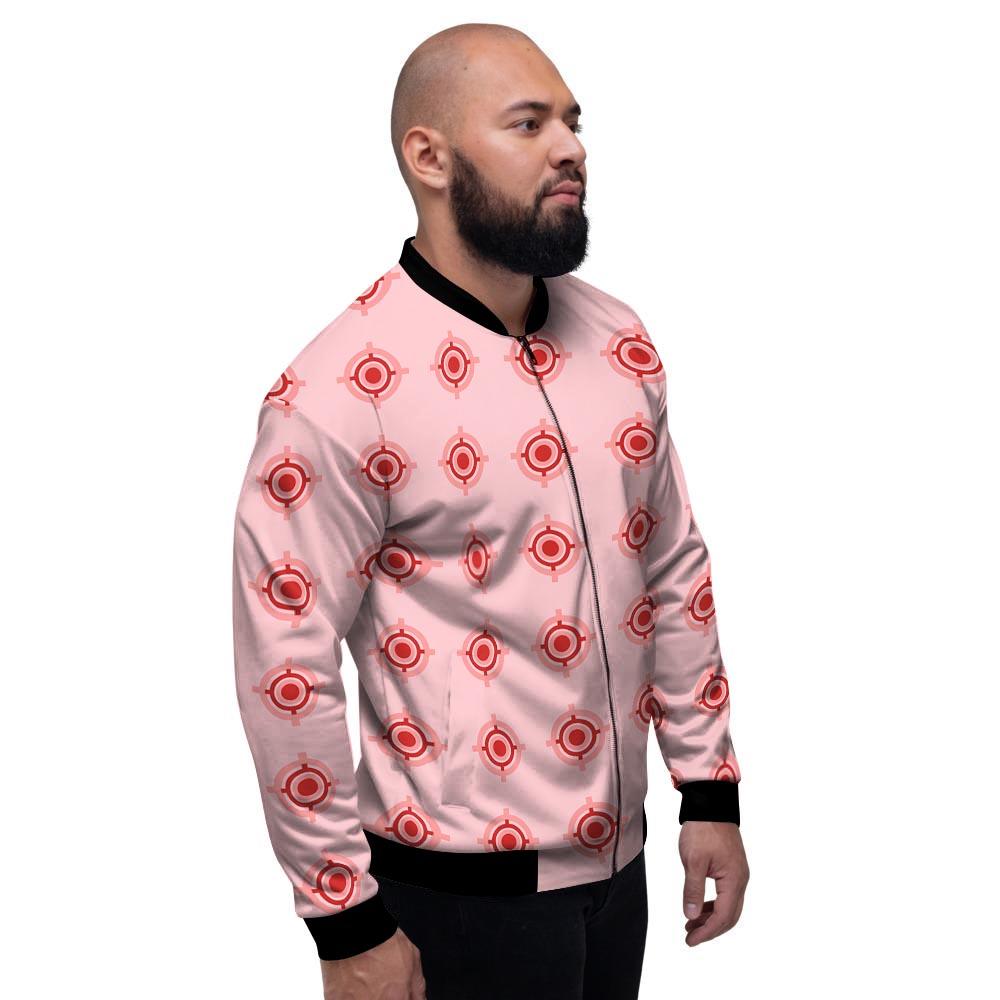 Sight Red Gun Print Pattern Men's Bomber Jacket-grizzshop