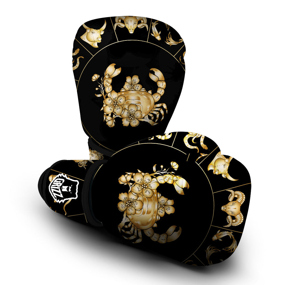 Signs Astrological And Cancer Print Boxing Gloves-grizzshop