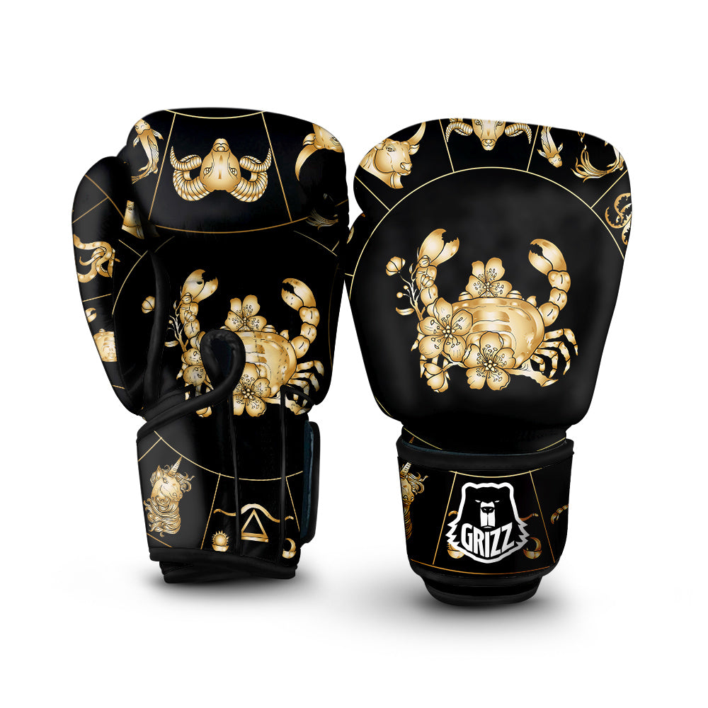 Signs Astrological And Cancer Print Boxing Gloves-grizzshop