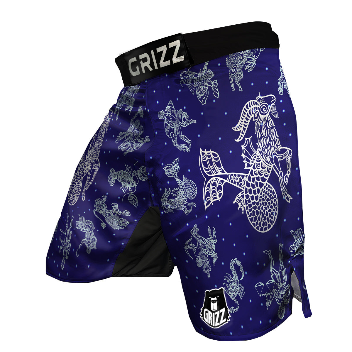Signs Astrological And Capricorn Print MMA Shorts-grizzshop