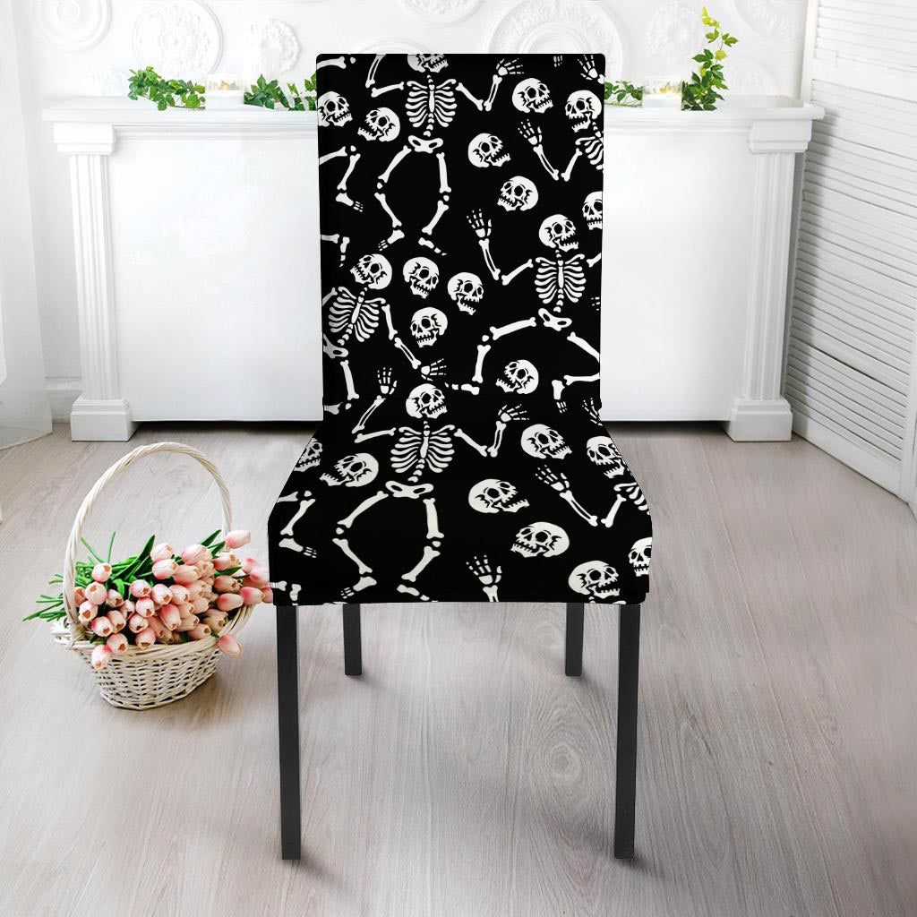 Skeleton Dancing Halloween Chair Cover-grizzshop