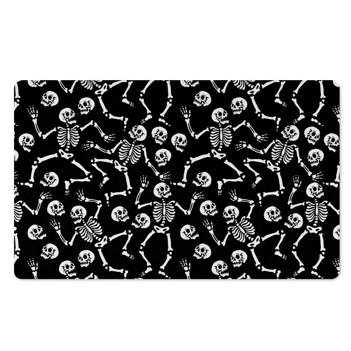 Skeleton Dancing Halloween Door Mat-grizzshop