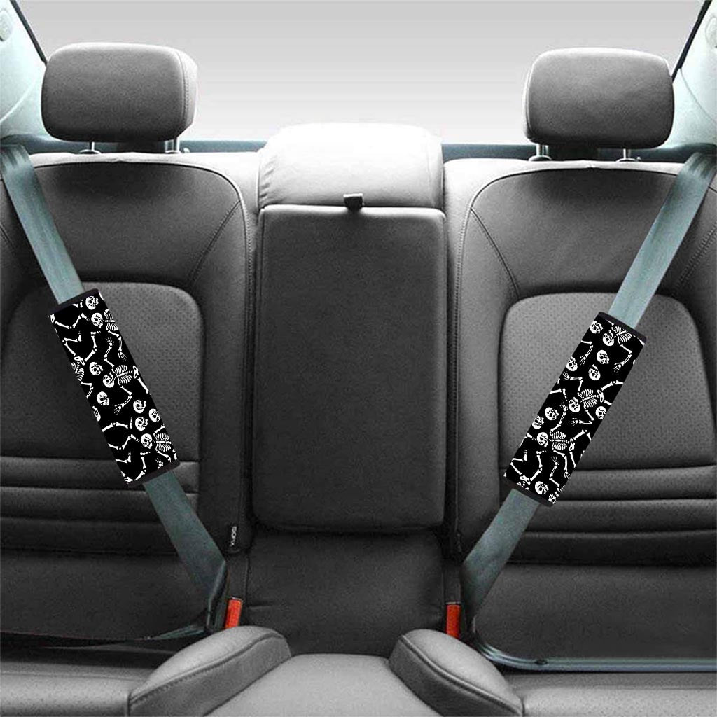 Skeleton Dancing Halloween Seat Belt Cover-grizzshop