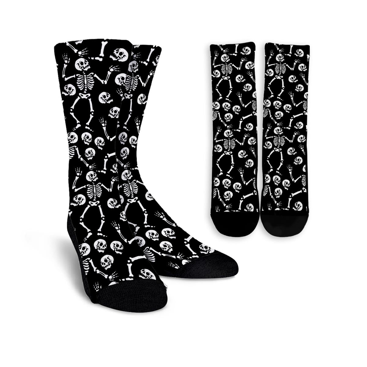 Skeleton Dancing Halloween Unisex Socks-grizzshop