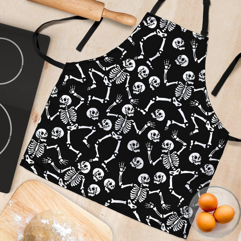 Skeleton Dancing Halloween Women's Apron-grizzshop