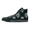 Skull Gothic Witch Women's High Top Shoes-grizzshop